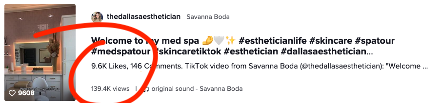 medical spa advertising ideas | tiktok views and likes